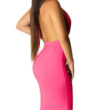 Nicki String Halter Bodycon Hollow Dress