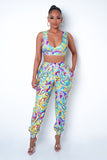 Candy Swirl Two Piece Pant Set