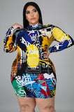 Street Vibez Long Sleeve Mini Dress