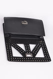 The Gothic Metal Studded Clutch