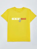 I’m The Only Boss Crew Neck T-Shirt