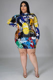 Street Vibez Long Sleeve Mini Dress