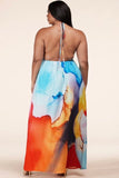 Walk On The Beach String Halter Maxi Dress