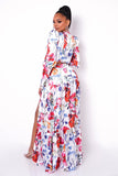 All Over Floral Two Piece Set