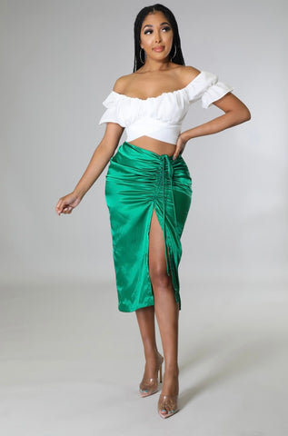 Hottie Drawstring Skirt