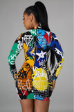 Street Vibez Long Sleeve Mini Dress
