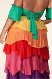 The Skittle Green Tie-Back Top